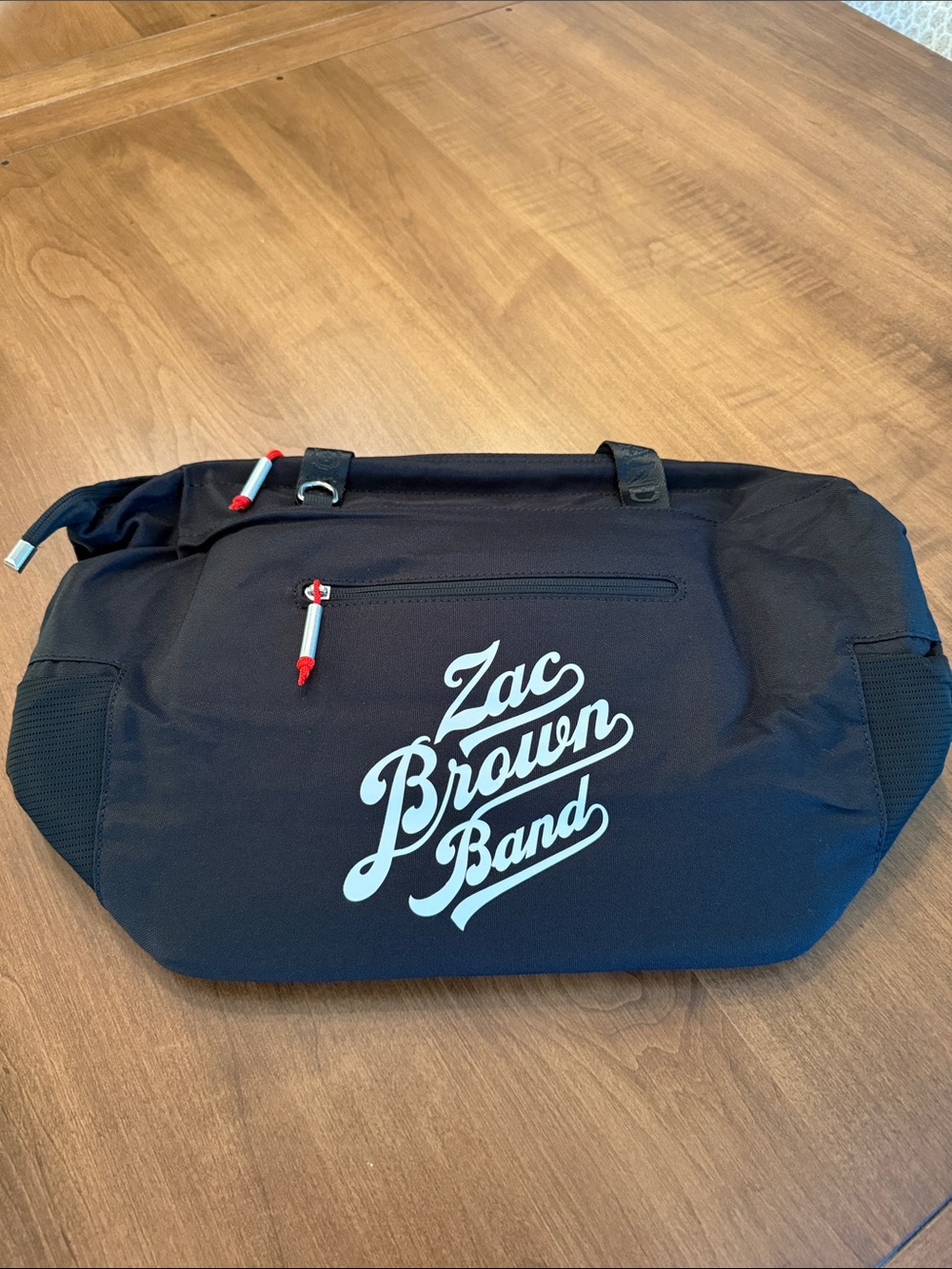 Zac Brown Band Official Love & Fear tour VIP ticket thermal duffle bag.